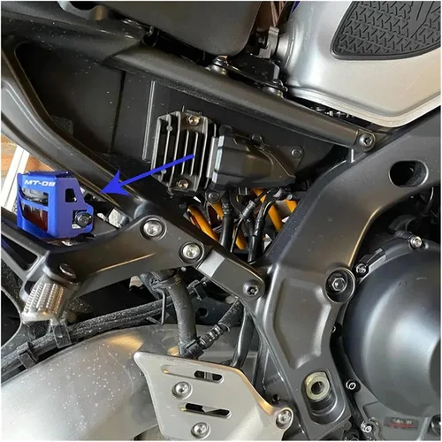 Miniatura 5 de Compatible con MT 07 09 10 MT07 MT09 MT10 SP 2023 2022 Accesorios Cubierta de depósito de líquido de freno trasero de motocicleta Protección