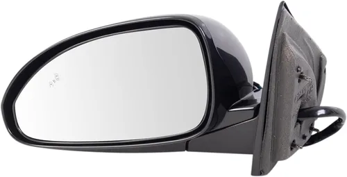 Miniatura 209 de TRQ Espejo plegable con calefacción eléctrica del lado del conductor con indicador de punto ciego pintura a juego negro liso compatible con Kia