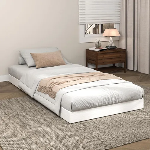 Miniatura 3 de Somier de 5 Pulgadas para Cama Individual, Base de Colchón Metálica Resistente con Funda de Tela, Montaje Fácil, Capacidad de 680 kg
