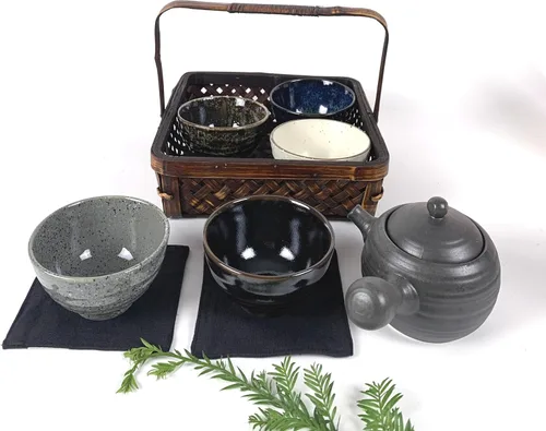 Miniatura 9 de JapanBargain 4701, juego de té japonés de porcelana para adultos, té chino asiático oriental estilo china, flor de cerezo, hecho en Japón (Sakura)