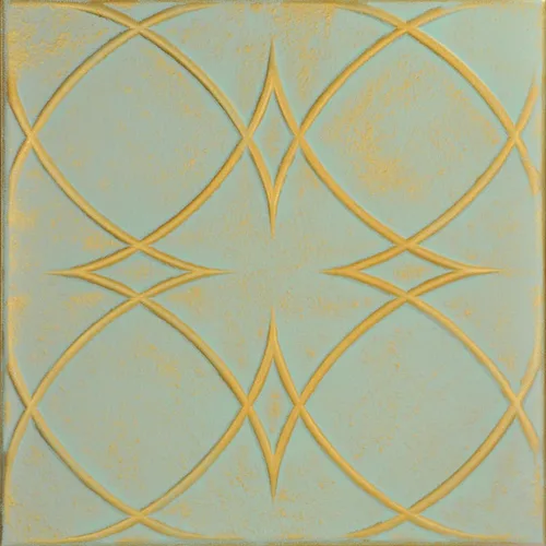 Miniatura 21 de À LA MAISON CEILINGS R82 - Azulejos de techo de espuma con pegamento de círculos y estrellas (21.6 pies cuadrados/caja), paquete de 8, color dorado