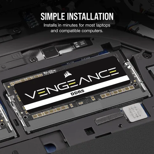 Miniatura 5 de Corsair Vengeance DDR5 SODIMM 32GB (2x16GB) DDR5 5600MHz C48