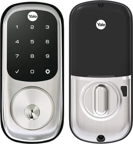 Miniatura 8 de Yale Assure SL - Cerradura de pestillo con Z-Wave, cerradura de puerta de entrada sin llave ante negro con teclado de pantalla táctil electrónica