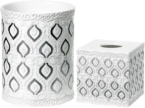 Miniatura 30 de Zahari Home Capri - Juego de toallas de baño de 3 piezas, toalla de baño, toalla de mano y toalla facial, decoración moderna, hermoso diseño único