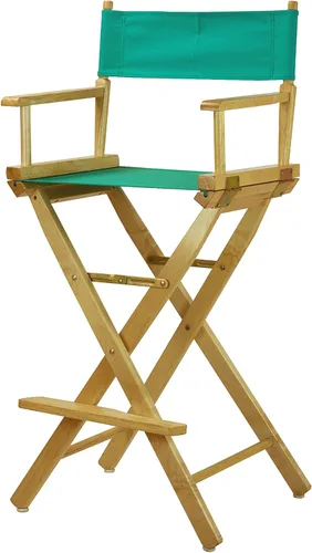 Miniatura 39 de Casual Home - Silla de director de 24 in, marco de roble miel, con lona color verde cazador, altura de mostrador Marco de roble miel - Madera maciza