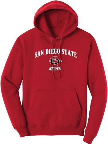 Miniatura 17 de Sport Your Gear Sudadera con capucha retro envejecida con licencia oficial de la NCAA para el día del juego, ropa para fanáticos Kent Navy Heather