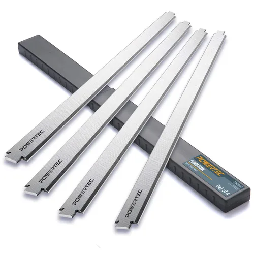 Miniatura 7 de POWERTEC Cuchillas cepilladoras de 13 pulgadas para cepilladora Ryobi AP1301, repuesto para cuchillos cepilladores AC8630, juego de 2 (12826)