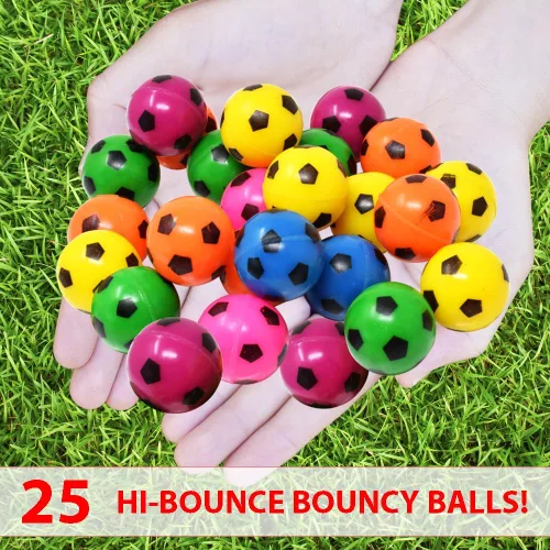 Miniatura 2 de Kiddie Play 25 Bouncy Balls for Kids Party Favors Bouncy Ball 27mm Superball Small Rubber Balls for Kids