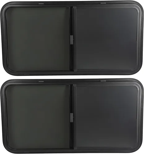 Miniatura 25 de HECASA Ventana Vertical para RV de 12" de Ancho x 22" de Alto, Ventanas de Repuesto para Remolque de Carga para Caravana Remolque de Viaje Furgoneta
