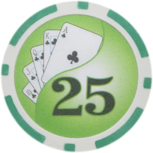 Miniatura 7 de Brybelly Yin Yang Poker Chip - Compuesto de arcilla pesada de 0.49 oz, paquete de 50 $10000 naranja
