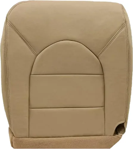 Miniatura 7 de 1999 Ford F250 F350 F450 Lariat Super Duty Funda de asiento de cuero genuino de repuesto en color marrón pradera (con asiento de bebé