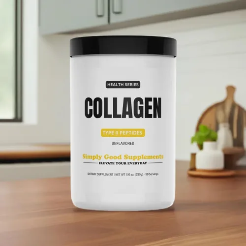 Miniatura 3 de Colágeno en polvo – 0.39 oz de péptidos de colágeno hidrolizados tipo II por porción – Apoya la función de las articulaciones, elasticidad