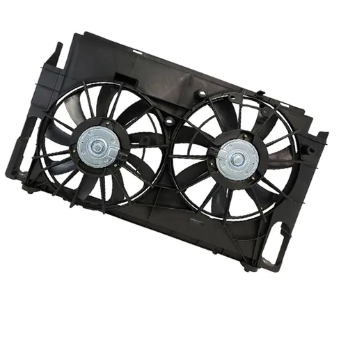 Miniatura 2 de munirater Reemplazo del ventilador de enfriamiento del condensador del radiador dual para RAV4 2013-2017