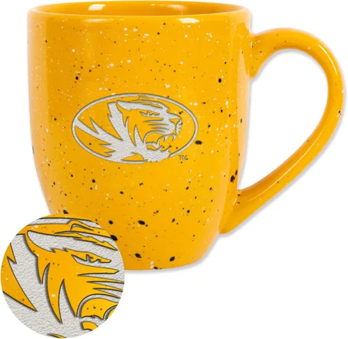 Miniatura 342 de Rico Industries NCAA Virginia Tech Hokies Maroon - Taza de café de cerámica grabada con láser, color del equipo, 16 onzas
