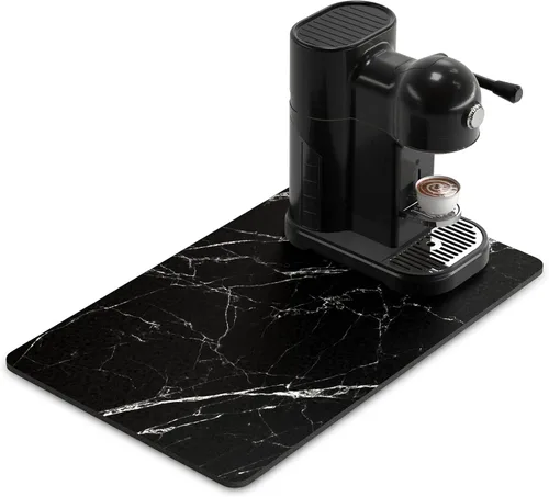Miniatura 64 de Rnivvi Tapete de secado de platos para encimera de cocina, 16 x 18 pulgadas, bonita almohadilla de secado absorbente resistente al calor con goma