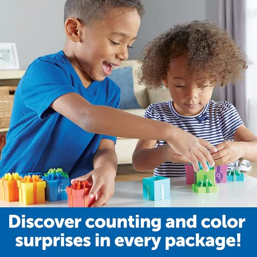 Miniatura 8 de Learning Resources Fiesta Sorpresa de Contar - Juguetes Montessori para Niños Pequeños, Actividades de Apilamiento Preescolar, Juego de Combinación