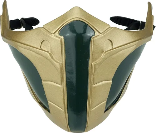Máscara de juego Mortal Kombat, Jade/Sub-Cero/Kabal/Saibot/Escorpión/Resina Humo Máscara para disfraz de Halloween