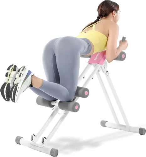 Miniatura 9 de Máquina de Abdominales Entrenamiento Abdominal de Estómago: Máquina de Entrenamiento de Abdominales Ajustable Ab Cruncher Equipo de Entrenamiento