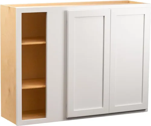 Miniatura 16 de Quicklock RTA - Armarios de cocina de pared de 42 pulgadas de alto (listos para montar), estilo coctelero, 100% madera dura, fabricados en Estados