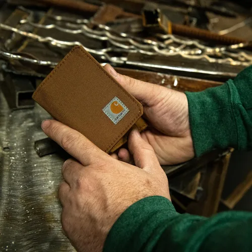 Miniatura 7 de Carhartt Men's Casual Nylon Duck Trifold Wallets