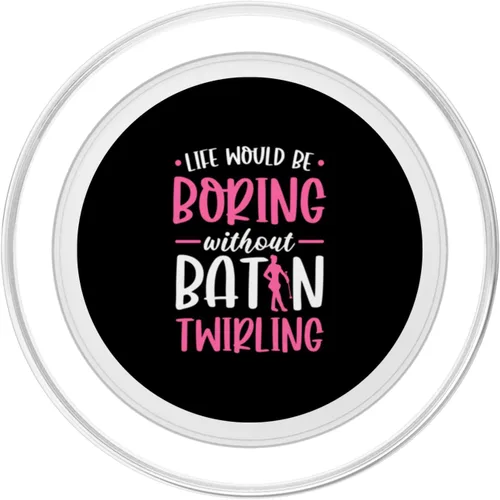 Miniatura 2 de Gymnastic Cheerleader Majorette Baton Twirlers PopSockets MagSafe PopGrip for iPhone