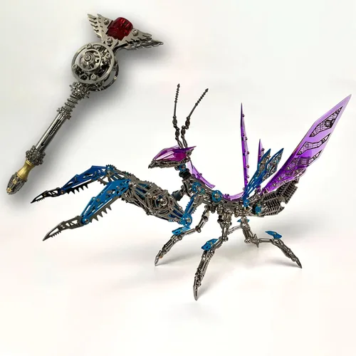 Miniatura 15 de Rompecabezas de metal 3D – Kit de modelo de dragón chino grande – Rompecabezas de metal mecánico – Adorno de escritorio de bricolaje – Rompecabezas