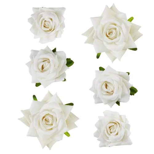 Miniatura 8 de Topbuti 6 pinzas para el cabello con diseño de rosas y flores, accesorios para el cabello para mujeres y niñas, bailarinas de flamenco, mexicanas