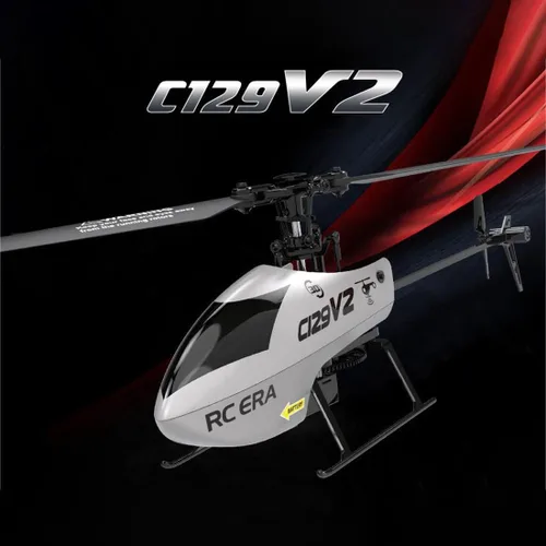 Miniatura 9 de C129V2 Helicóptero de control remoto, 4 canales 2.4GHz RC avión con giroscopio de 6 ejes, giroscopio 3D, retención de altitud, despegue con una