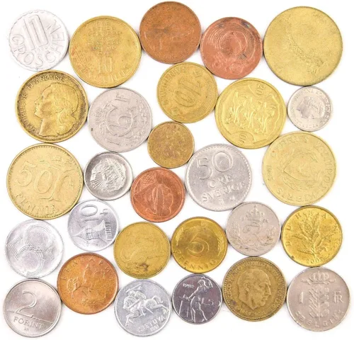Miniatura 3 de LOTE de 28 Monedas Diferentes de la UE (Colección PRE-Euro) - Monedas Coleccionables, Monedas Antiguas para Álbum o Exhibición
