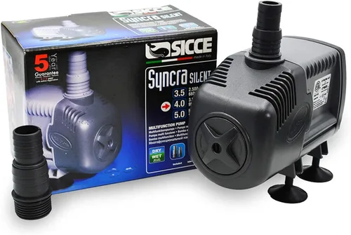 Miniatura 16 de SICCE Syncra Silent 1.5 Multifunción 357 GPH Bomba de agua sumergible Hecho en Italia 23W Ultra silencioso Durable acuario tanque de peces