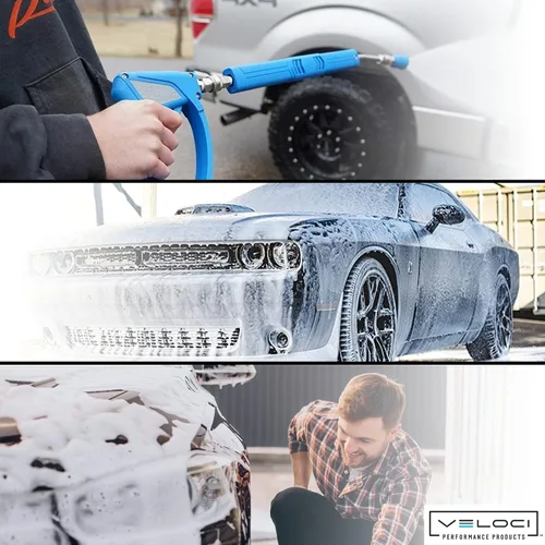 Miniatura 5 de MTM Hydro Acqualine - Kit de extensión para lavadora a presión, 20 pulgadas, lanza de espuma doblada de grado comercial