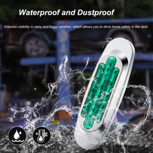 Miniatura 7 de 2 luces LED de marcador de remolque, luz de espacio para montaje en superficie, 5.9 pulgadas, impermeable, sellada, indicadores de marcador lateral