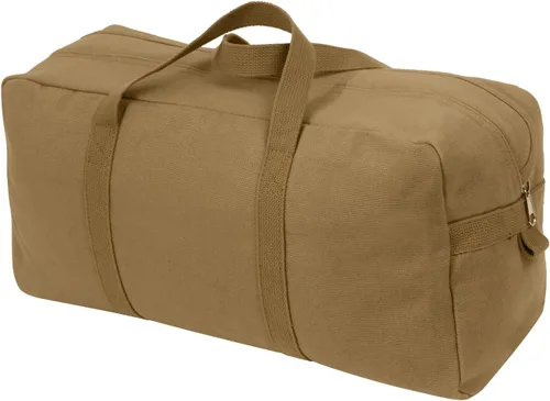 Rothco Bolsa de herramientas de lona estilo tanque - Portaequipaje multiusos resistente para mecánicos, plomeros, electricistas, atletas, marrón