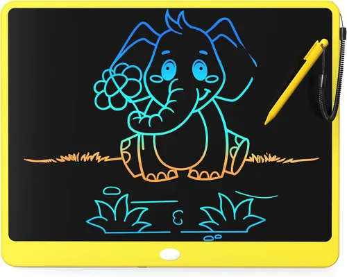 Miniatura 11 de Tableta de escritura LCD de 10 pulgadas, juguetes para niños y niñas de 3, 4, 5, 6, 7, 8, 9, 10 años, tableta de dibujo de garabatos colorida