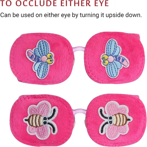 Miniatura 6 de Astropic 2 parches oculares para niños Parche de ojos para niñas para gafas Parches médicos para los ojos para niños con ojo perezoso Parche
