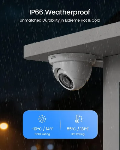 Miniatura 4 de ZOSI Sistema de cámara de seguridad para el hogar 3K 5MP Lite H.265+, DVR de vigilancia de 8 canales con detección de vehículos humanos AI y 4