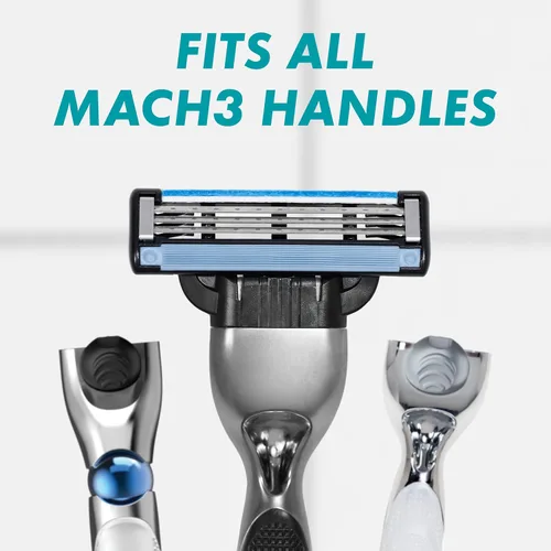 Miniatura 17 de Gillette Mach3 - Cuchillas de repuesto para hombre, el embalaje puede variar, fresco, 4