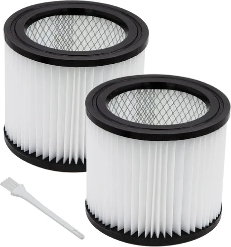 Filtro de repuesto HEPA 90398 – Paquete de 2 filtros de vacío de cartucho pequeño apto para aspiradora Shop-Vac 90398/118692, 9039800, 903-98,