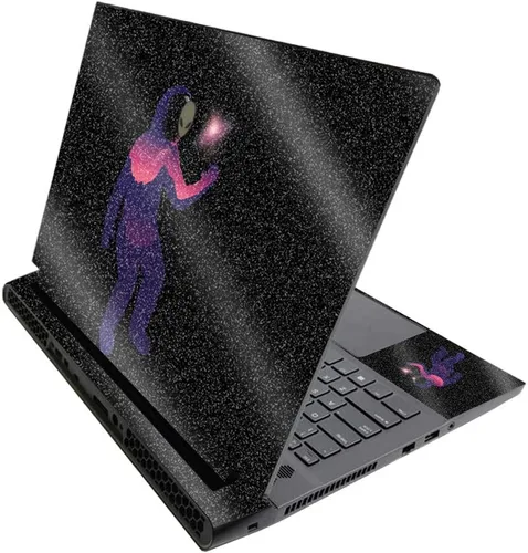 Miniatura 107 de MightySkins - Skin brillante con purpurina para Alienware M17 R3 (2020) y M17 R4 (2021) - Diversión de los años 90 Acabado duradero con purpurina