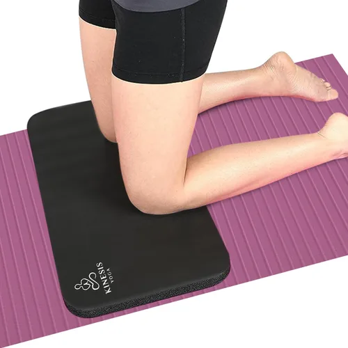 Almohadilla para rodillas de yoga Kinesis Yoga - Almohadilla para rodillas de ejercicio de 0.6 pulgadas (15 mm) de grosor para yoga sin dolor -