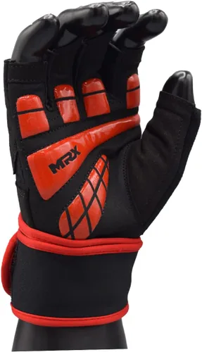 Miniatura 5 de MRX - Guantes de levantamiento de pesas para hombres, guantes de entrenamiento para hombre, guantes de levantamiento de muñeca, guantes de gimnasio