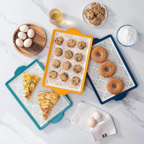 Miniatura 5 de Wisenvoy Hojas de galletas Sartén para galletas Hojas de galletas para hornear