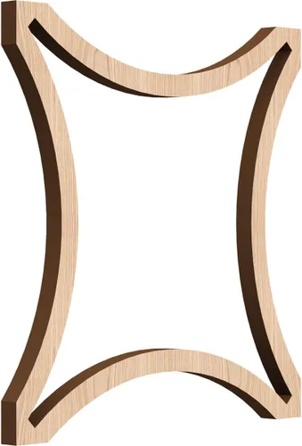 Miniatura 46 de Lilley Paneles decorativos de pared de madera con calado, extra pequeños, 7 3/8 pulgadas de ancho x 7 3/8 pulgadas de alto x 1/4 pulgadas de alto
