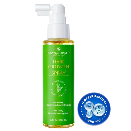 Miniatura 9 de Spray para el crecimiento del cabello con péptido de cobre: infundido con cafeína, romero y una rica mezcla de extractos vegetales nutritivos