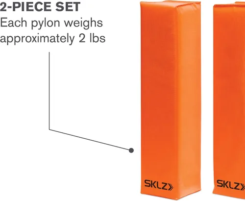 Miniatura 2 de SKLZ Pilones de fútbol End Zone (1 par), naranja