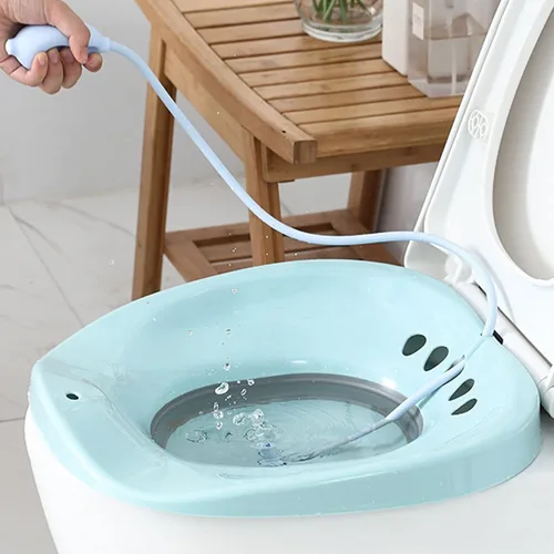 Miniatura 4 de Sitz Bath Flusher Bidet Flusher Hand Sprayer Adecuado para lavabo, bañera, mujeres embarazadas, hemorroides posparto