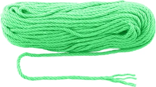 Miniatura 75 de Cuerda de yute natural, 1.5 pulgadas de diámetro, 50 pies de largo, 4 hebras, manualidades y manualidades, decoración de jardín y hogar, hamaca