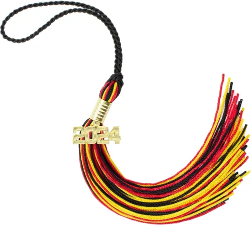 Miniatura 713 de Borla de graduación Aqua 2022, todos los colores escolares disponibles, fabricada en Estados Unidos