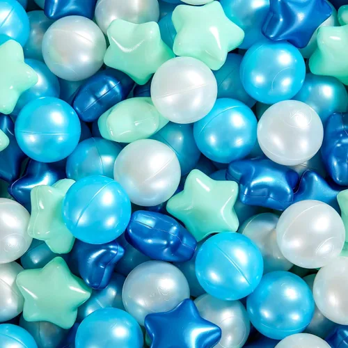 Miniatura 16 de Star Ball Pit Balls for Toddlers - 100 200 500 Pack Phthalate & BPA Free Plastic Toy Balls for Kids, Ball Pool Play Tent, Baby Kiddie Pool Water