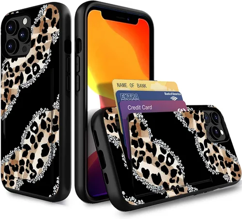 Miniatura 52 de Funda para iPhone Air, funda tipo cartera con ranura para tarjeta oculta, a prueba de golpes, TPU y PC, funda protectora de doble capa para iPhone